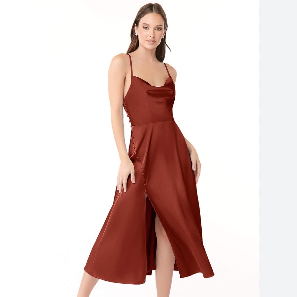 Azazie Terracota Dress